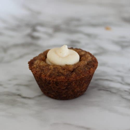 Mini Oatmeal Cream Pie Cookie Cup