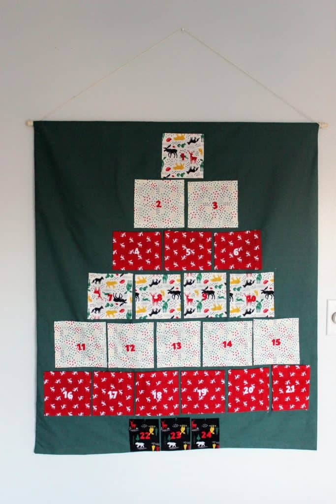 diy pocket advent calendar