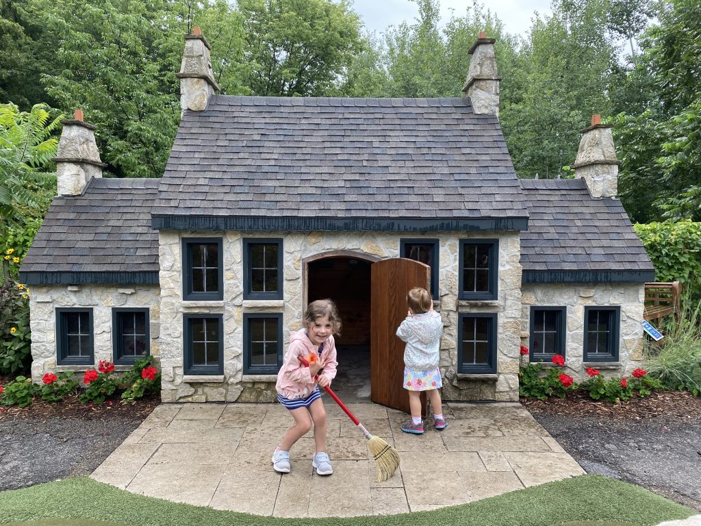 young girls at Bookworm Gardens