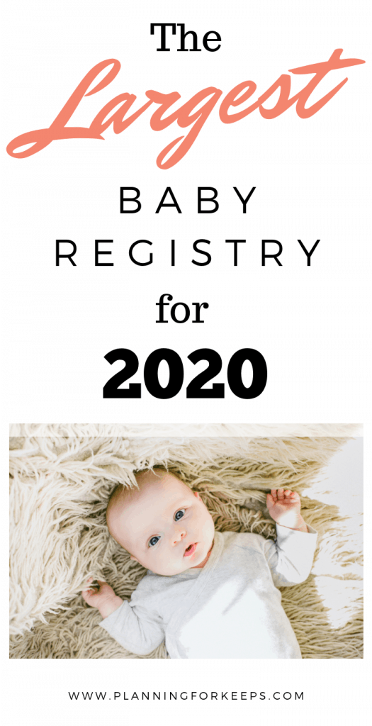 pin image "The Largest Baby Registry for 2020"